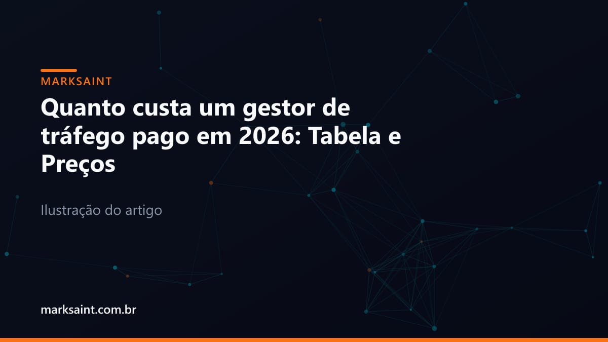 Gráfico conceitual de faixas de investimento em serviços de tráfego pago com design corporativo