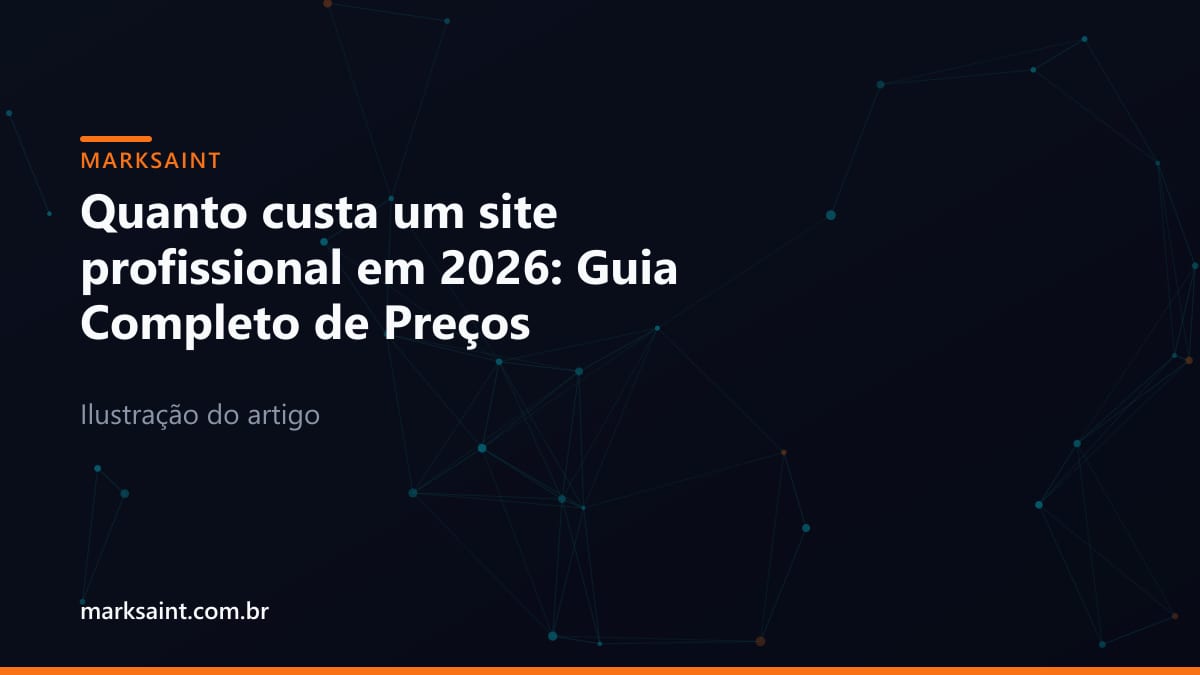 Infográfico conceitual de planejamento de custos e arquitetura de sites corporativos