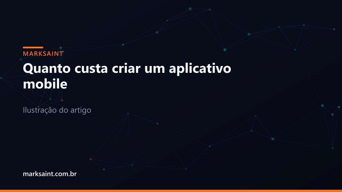 Visualização técnica de arquitetura de software e planejamento de custos de aplicativos mobile