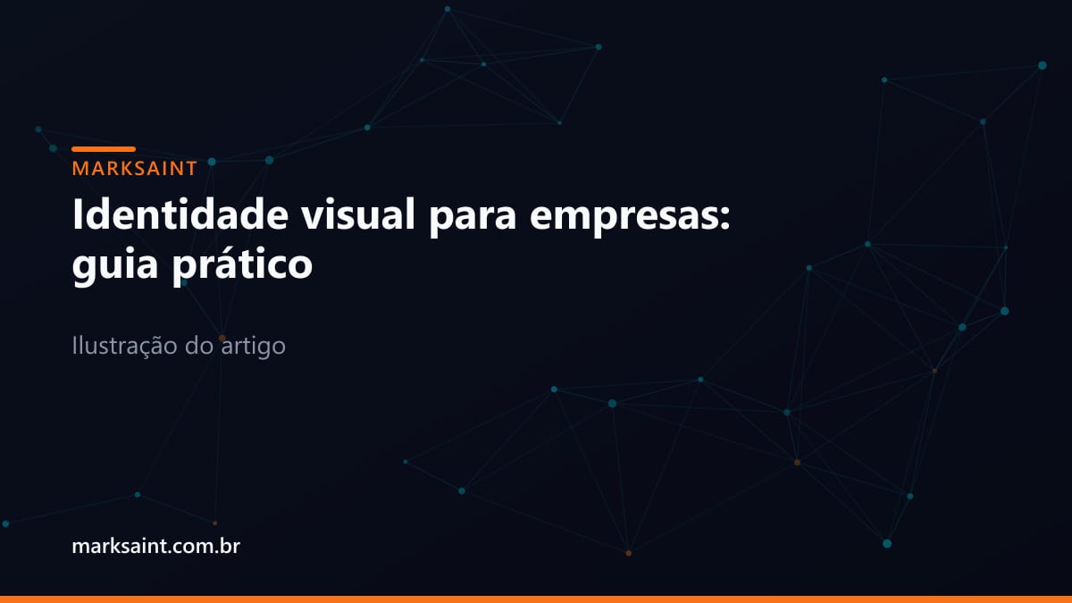 Conceito abstrato de identidade visual corporativa com paleta de cores e formas geométricas.