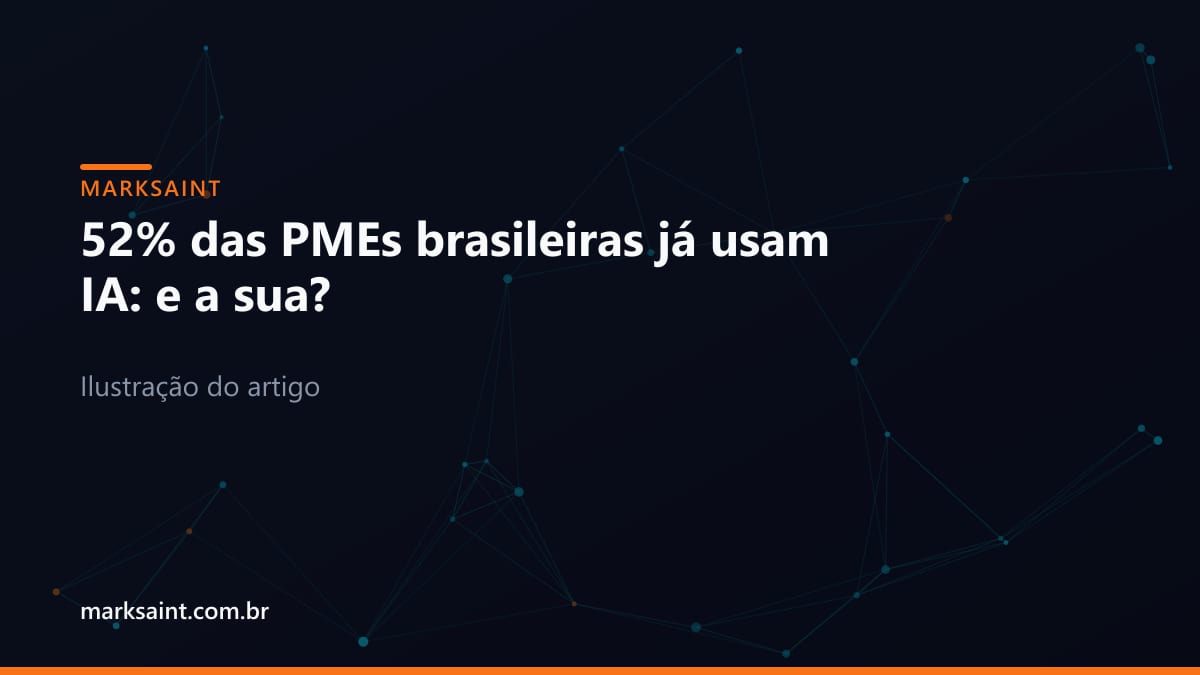 Gráfico abstrato de adoção tecnológica e inteligência artificial corporativa