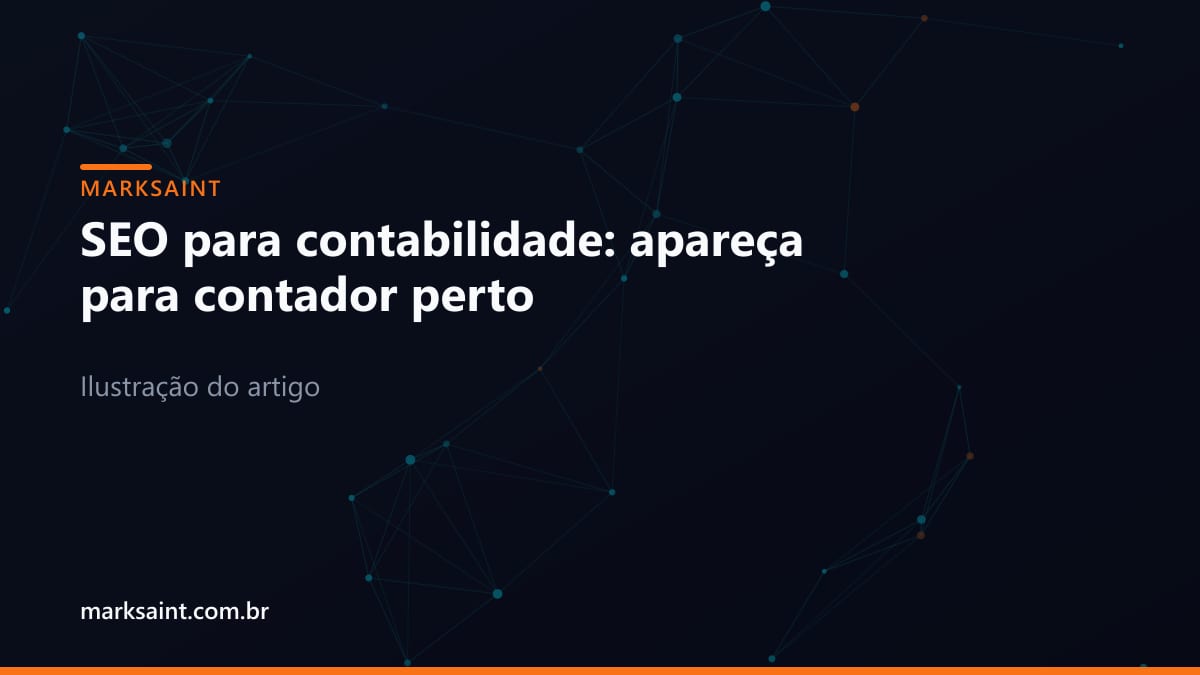 Ilustração conceitual de gráficos de crescimento orgânico e SEO local para serviços profissionais