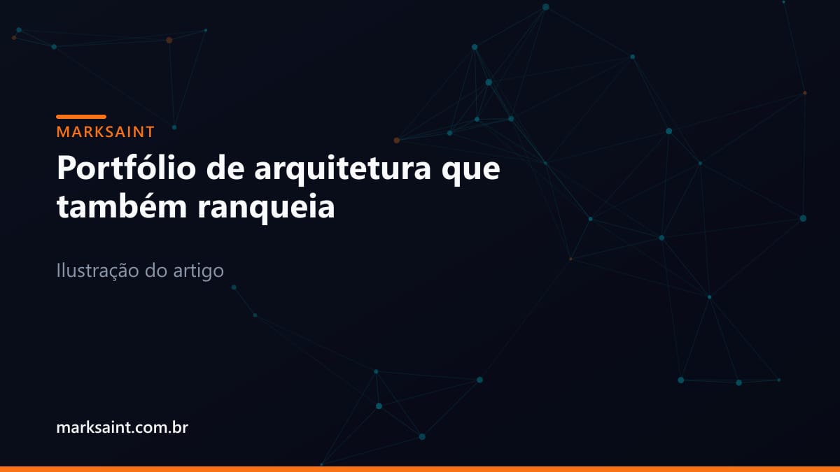 Detalhe de otimização de imagens e layout responsivo para projetos de arquitetura