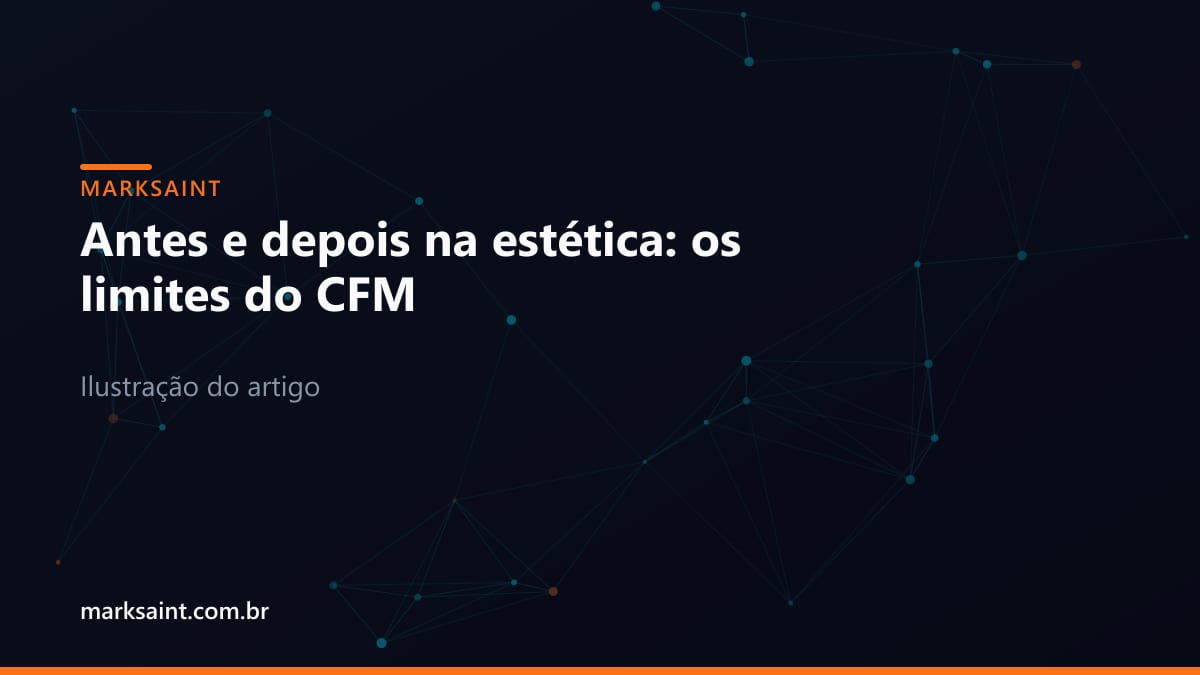Representação visual de estratégia de conteúdo ético e conformidade com normas do CFM para clínicas