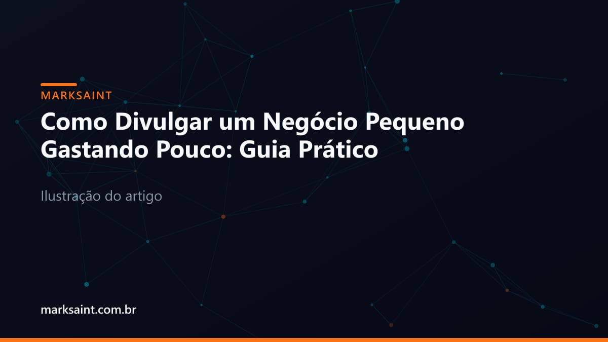 Infográfico vetorial minimalista em tons de azul escuro e laranja ilustrando otimização de busca local e funil.