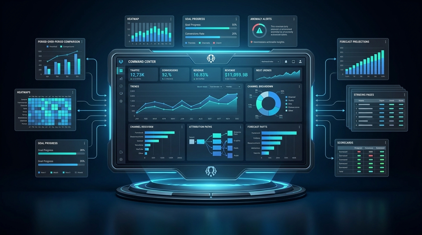 Como estruturar relatórios de desempenho digital em 2026?